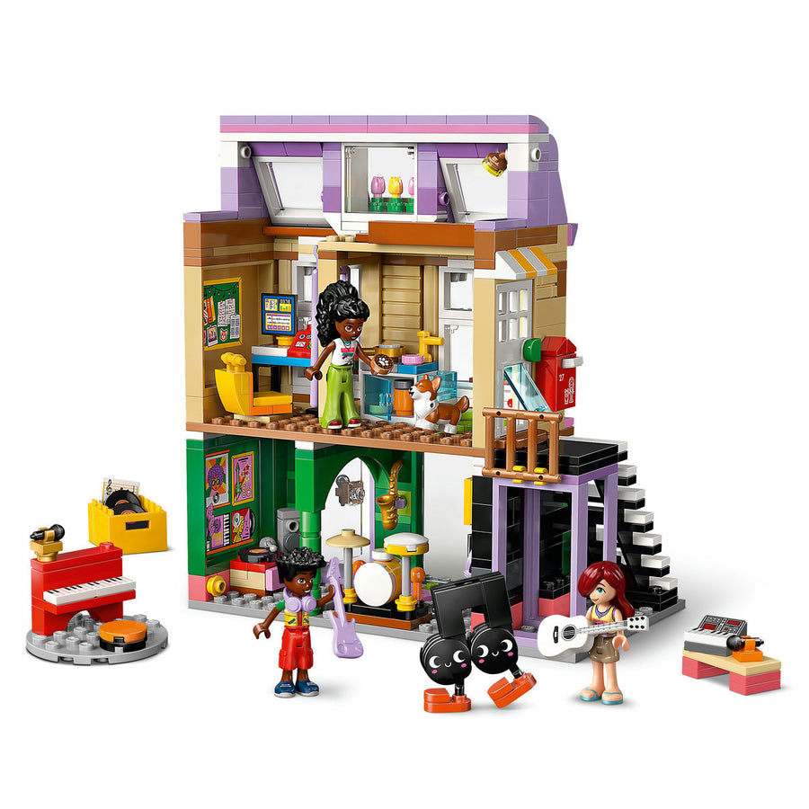 LEGO Friends 42653 — Magazin de muzică și apartament – imagine 5