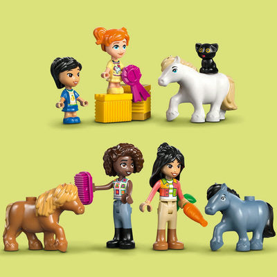 LEGO Friends 42654 — Fermă și grajd pentru ponei – imagine 9