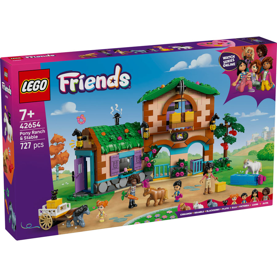 LEGO Friends 42654 — Fermă și grajd pentru ponei – imagine 2