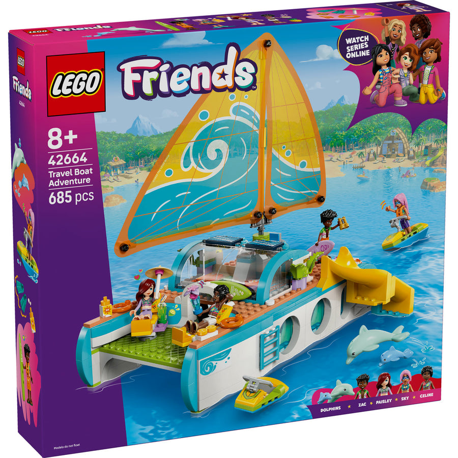 LEGO Friends 42664 — Călătoria aventuroasă cu barca – imagine 2