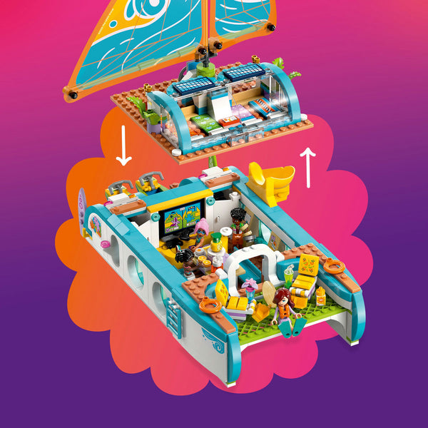 LEGO Friends 42664 — Călătoria aventuroasă cu barca – imagine 4
