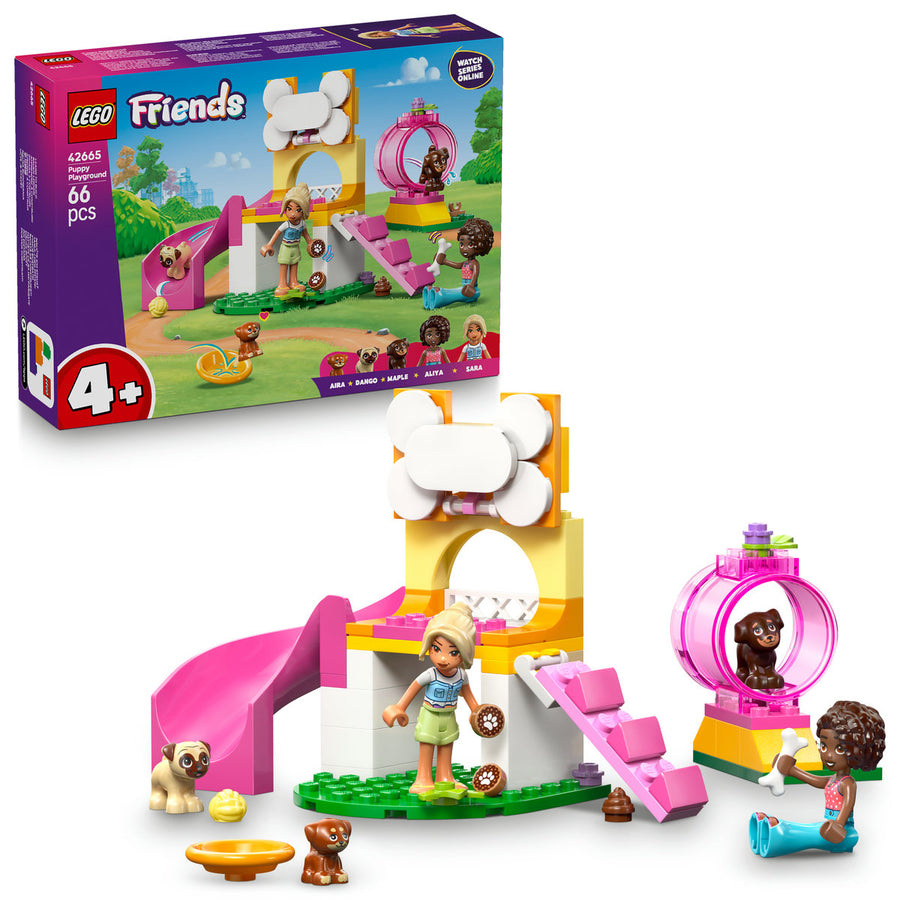 LEGO Friends 42665 — Loc de joacă pentru cățeluși – imagine 1