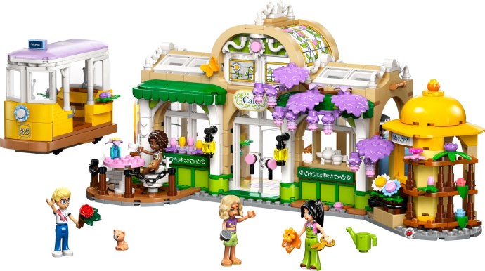 LEGO Friends 42671 — Cafenea cu multe plante și florărie