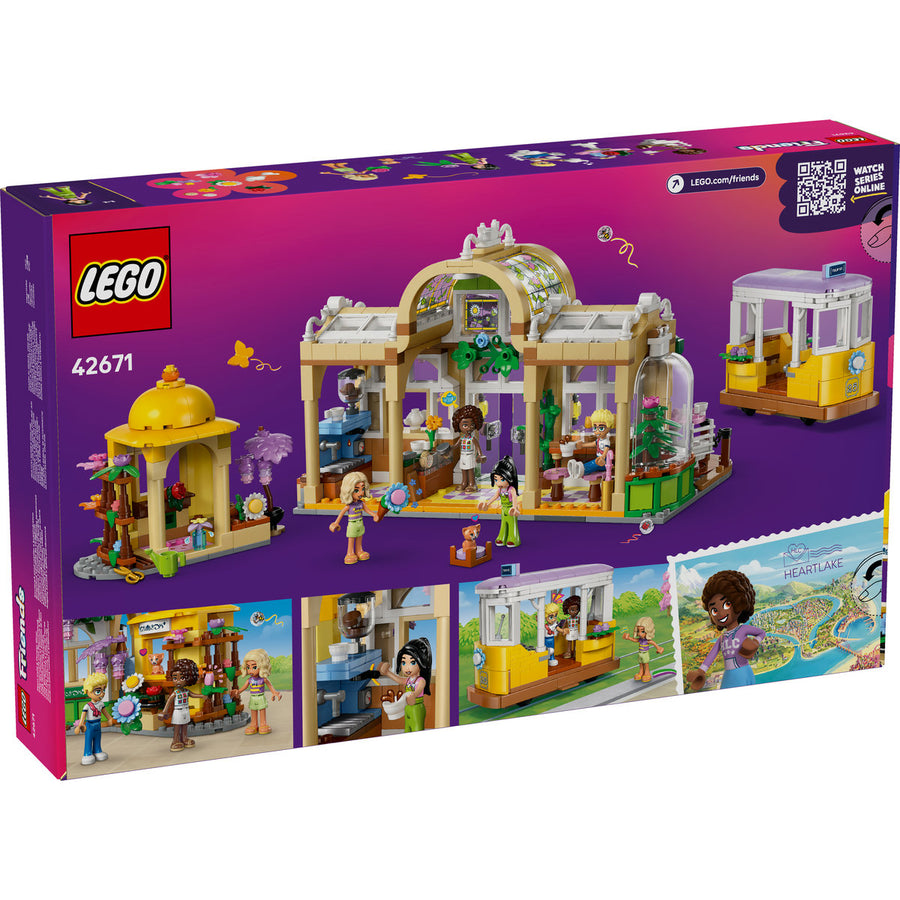 LEGO Friends 42671 — Cafenea cu multe plante și florărie – imagine 3