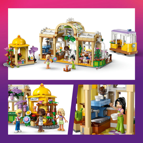 LEGO Friends 42671 — Cafenea cu multe plante și florărie – imagine 5