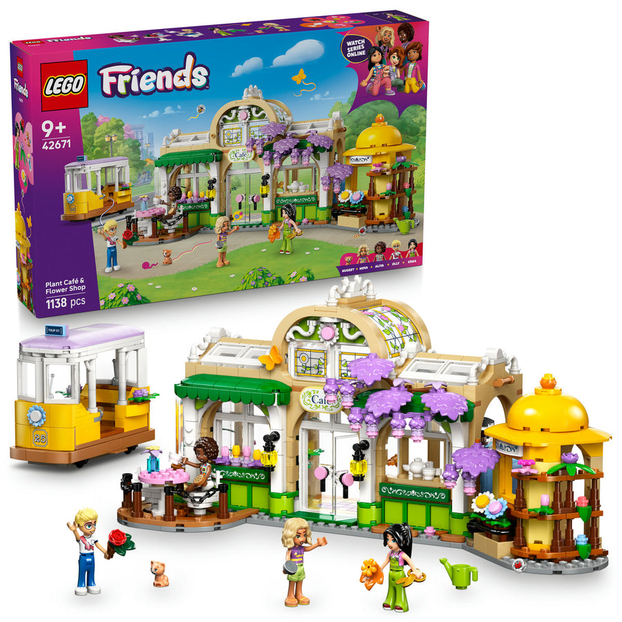 LEGO Friends 42671 — Cafenea cu multe plante și florărie – imagine 1