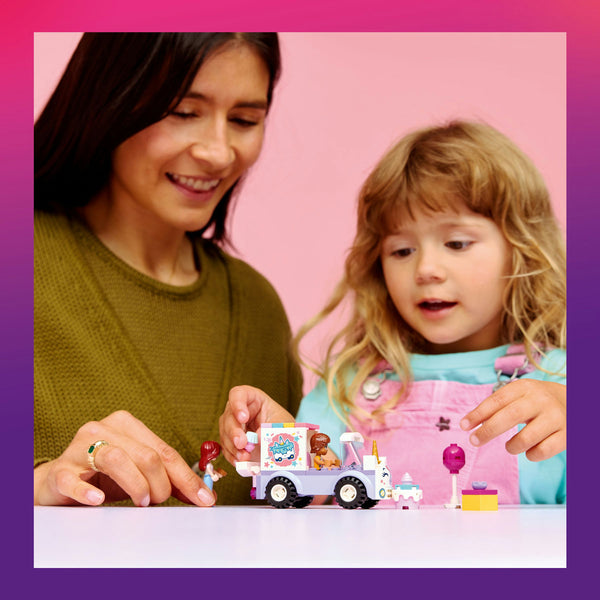 LEGO Friends 42675 — Mașină-unicorn pentru livrare de torturi – imagine 6