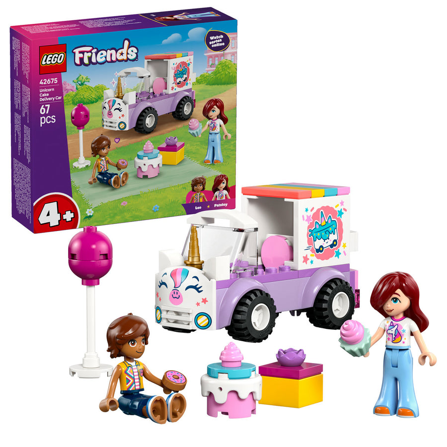 LEGO Friends 42675 — Mașină-unicorn pentru livrare de torturi – imagine 1