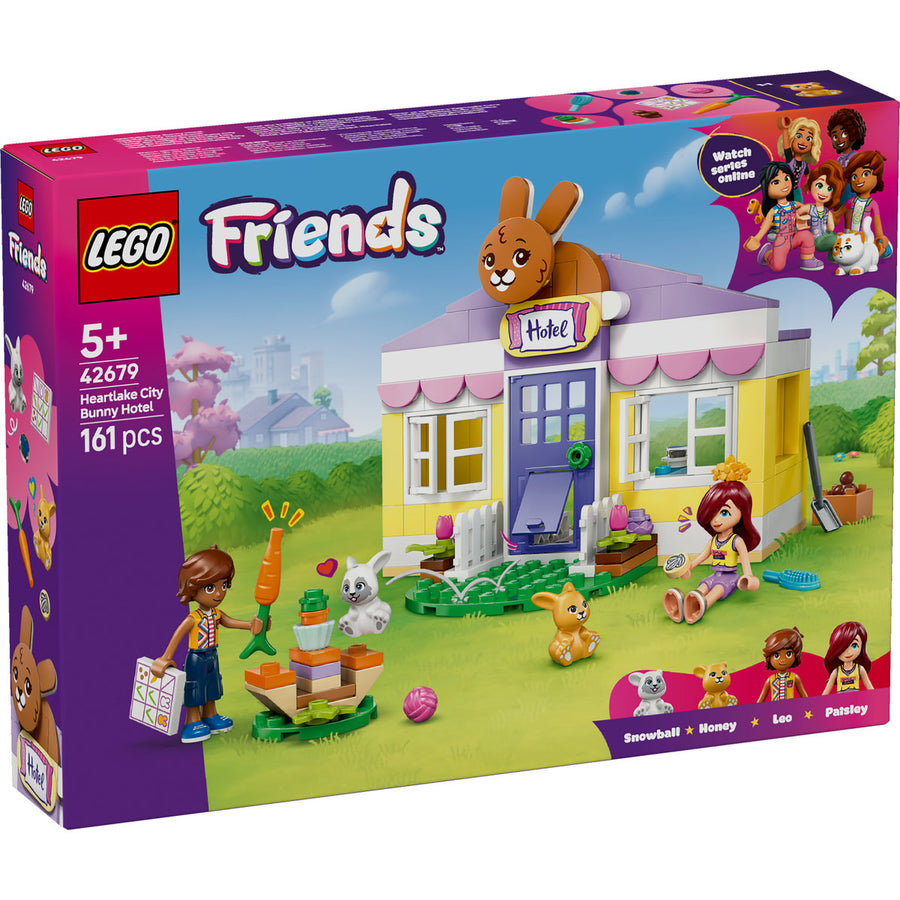 LEGO Friends 42679 — Hotel pentru iepurași în orașul Heartlake – imagine 2