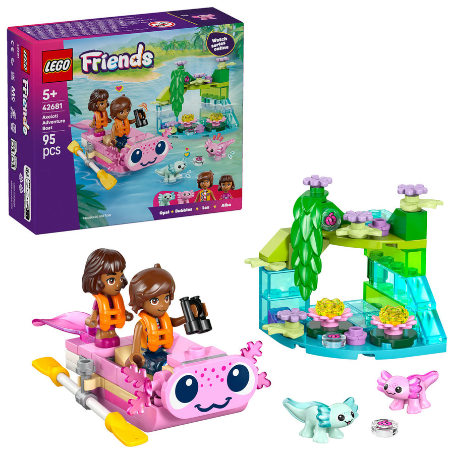 LEGO Friends 42681 — Barcă-axolotl pentru aventuri – imagine 1