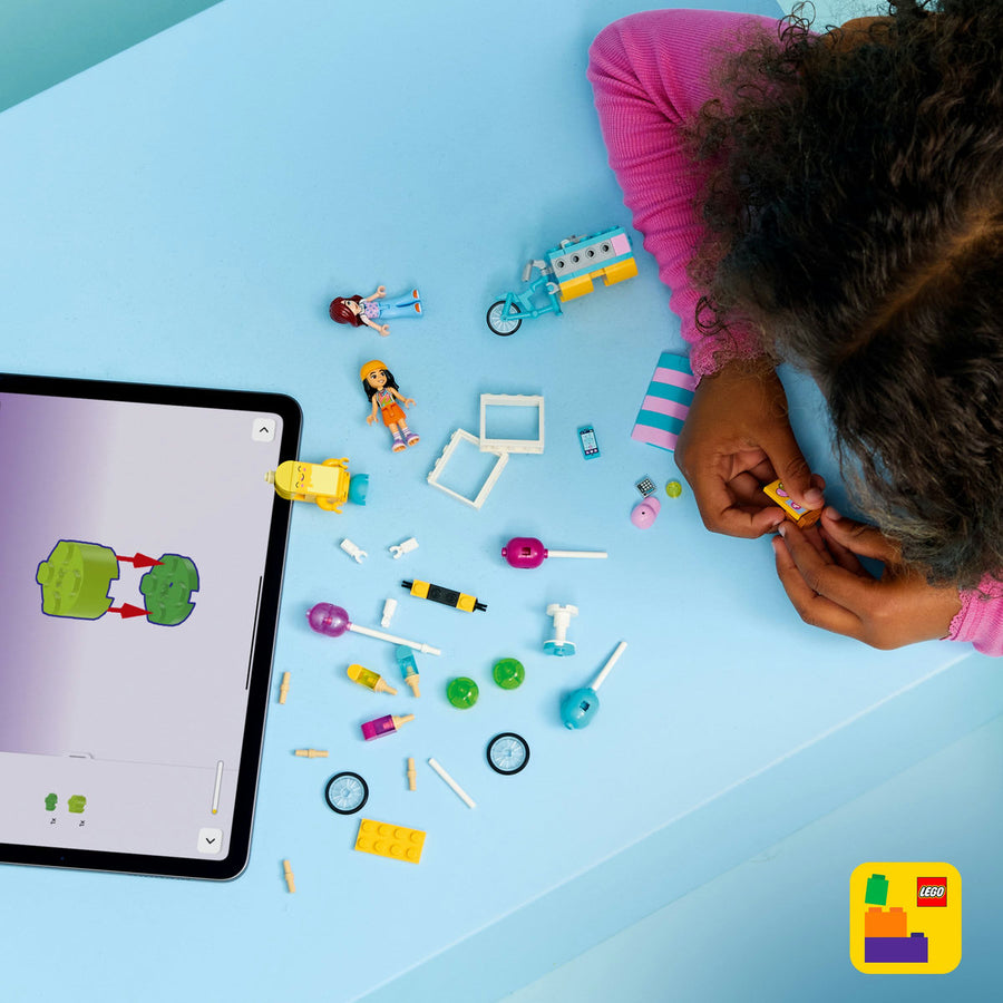 LEGO Friends 42692 — Stand cu înghețată și baloane – imagine 6