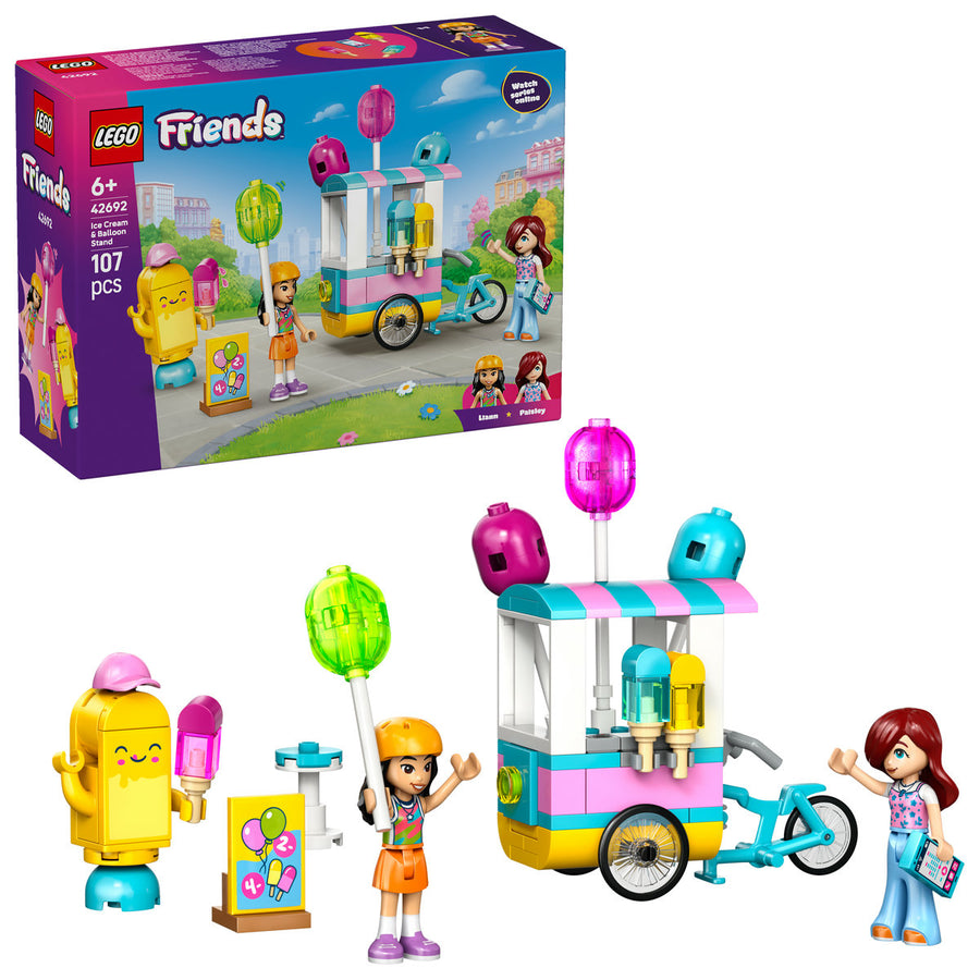 LEGO Friends 42692 — Stand cu înghețată și baloane – imagine 1