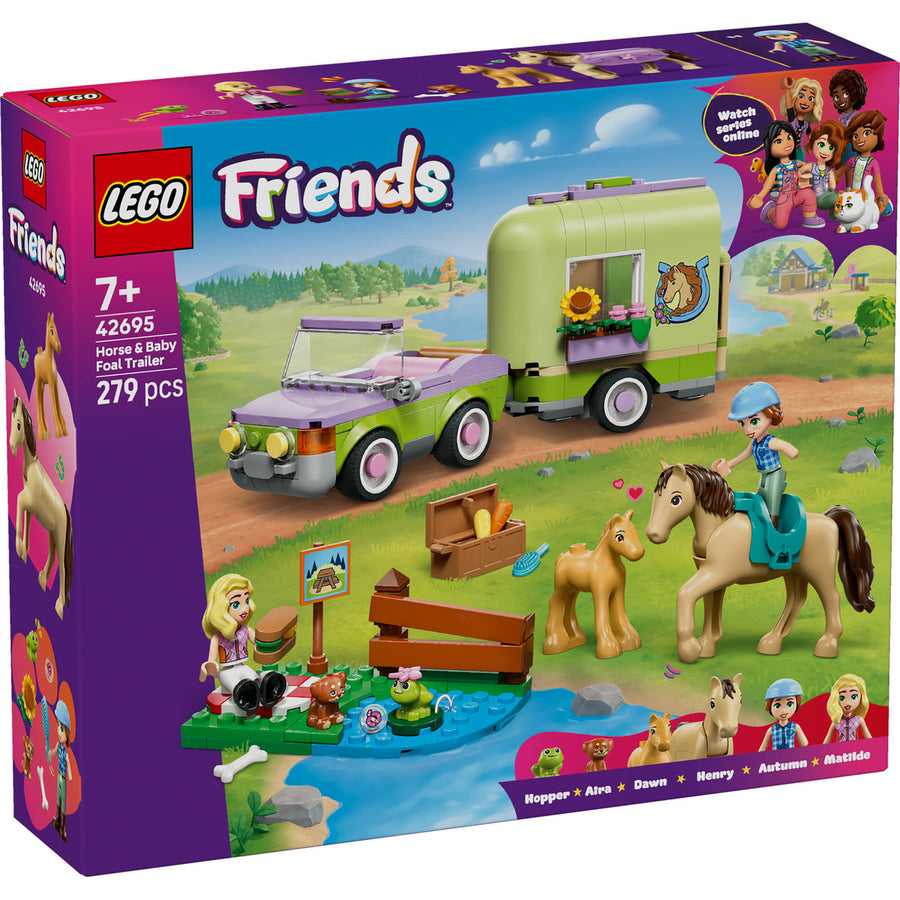 LEGO Friends 42695 — Remorcă pentru cal și mânz – imagine 2