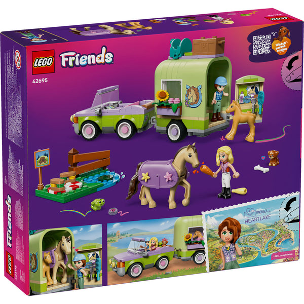 LEGO Friends 42695 — Remorcă pentru cal și mânz – imagine 3