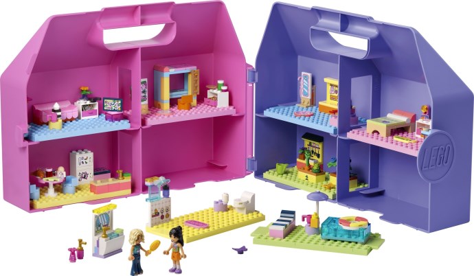 LEGO Friends 42697 — Valiză-căsuță de păpuși creativă