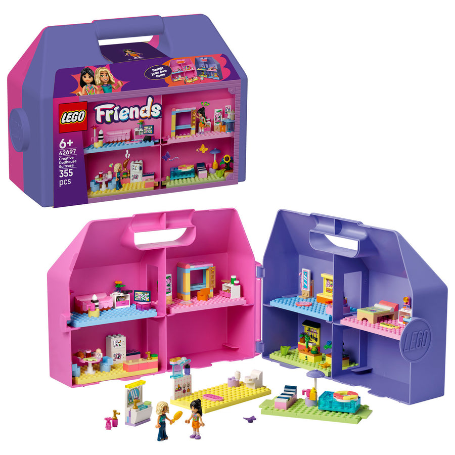 LEGO Friends 42697 — Valiză-căsuță de păpuși creativă – imagine 1