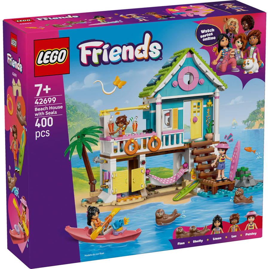 LEGO Friends 42699 — Casă pe plajă cu foci – imagine 2