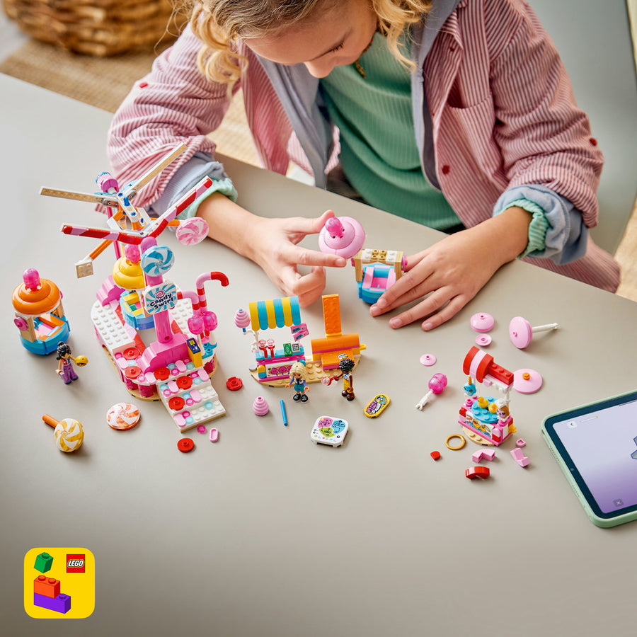 LEGO Friends 42700 — Roată Ferris cu bomboane și brioșe – imagine 6