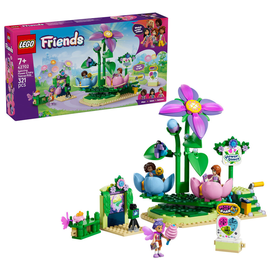 LEGO Friends 42702 — Floare rotitoare și ceașcă pentru zâne – imagine 1