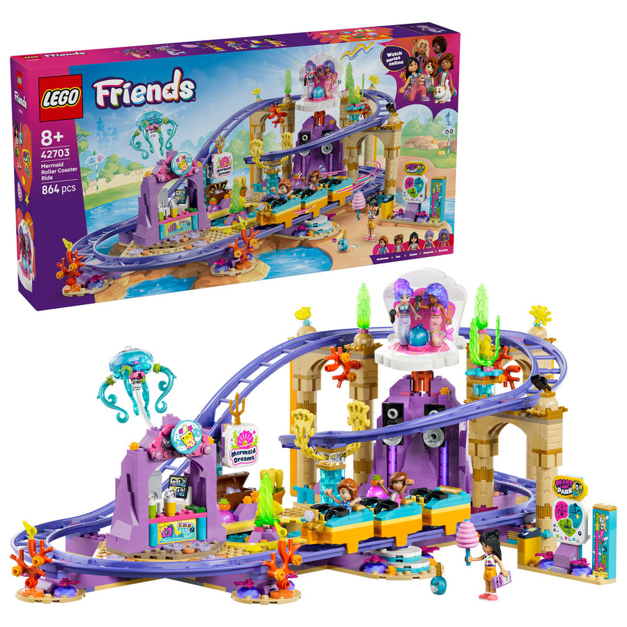 LEGO Friends 42703 — Roller-coaster cu sirene – imagine 1