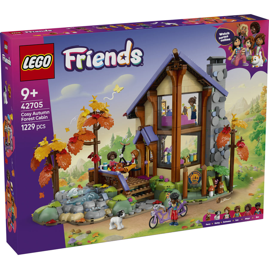 LEGO Friends 42705 — Cabană primitoare în pădure toamna – imagine 2