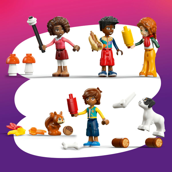 LEGO Friends 42705 — Cabană primitoare în pădure toamna – imagine 5