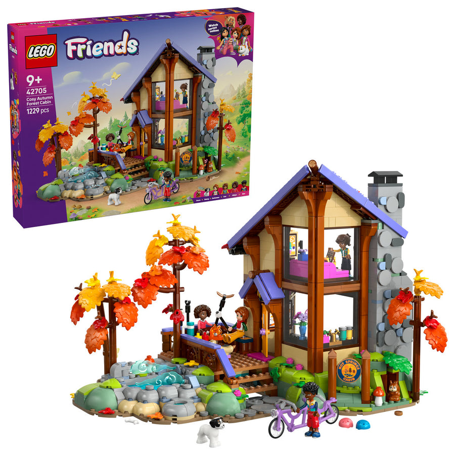 LEGO Friends 42705 — Cabană primitoare în pădure toamna – imagine 1