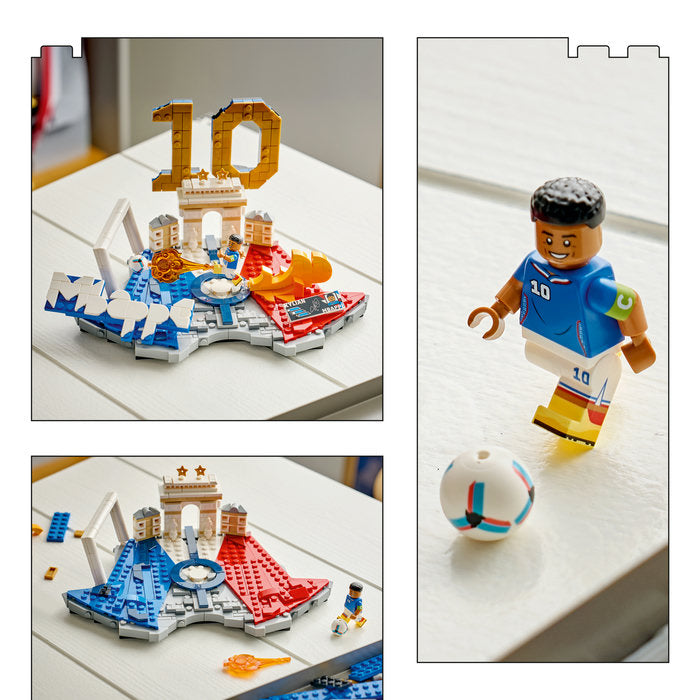 LEGO Editions 43013 — Kylian Mbappé – Momente importante din fotbal – imagine 9