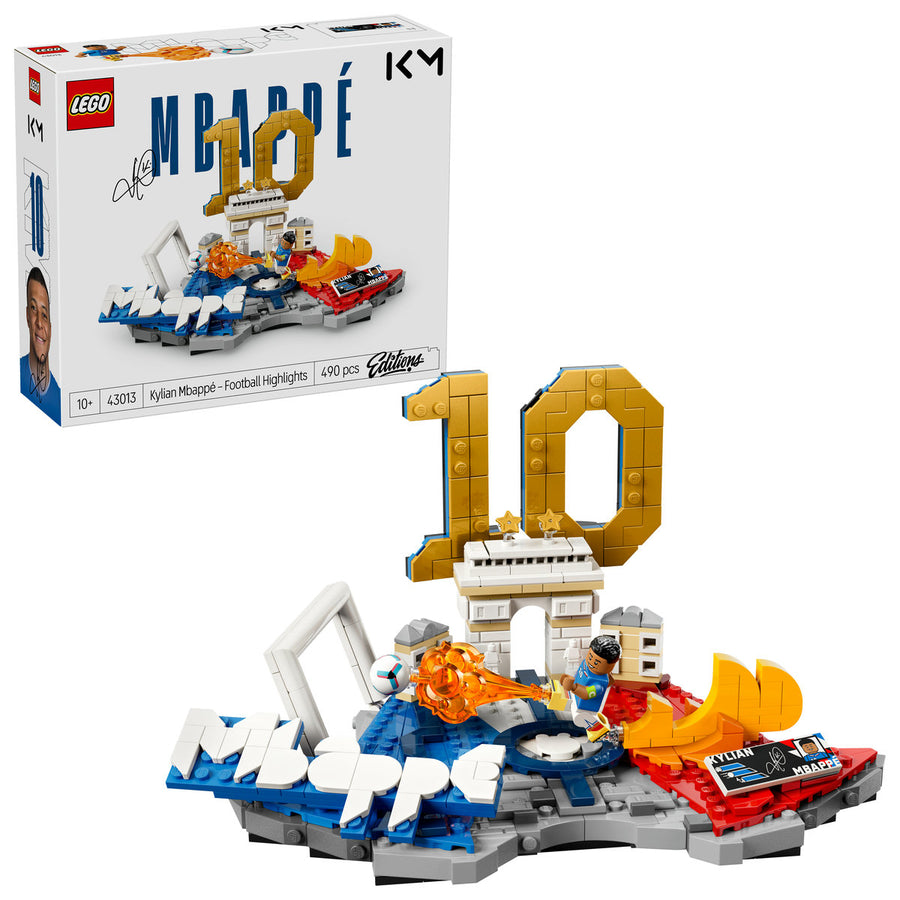 LEGO Editions 43013 — Kylian Mbappé – Momente importante din fotbal – imagine 1