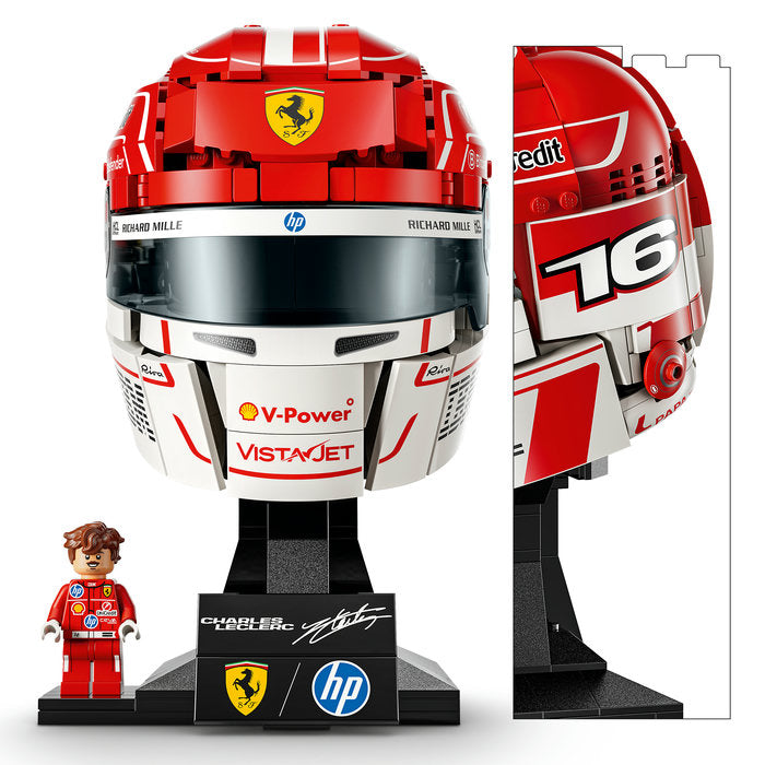 LEGO Editions 43014 — Casca lui Charles Leclerc Scuderia Ferrari HP – imagine 8