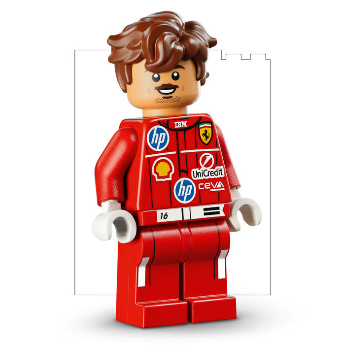 LEGO Editions 43014 — Casca lui Charles Leclerc Scuderia Ferrari HP – imagine 9