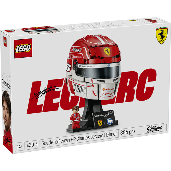 LEGO Editions 43014 — Casca lui Charles Leclerc Scuderia Ferrari HP – imagine 2