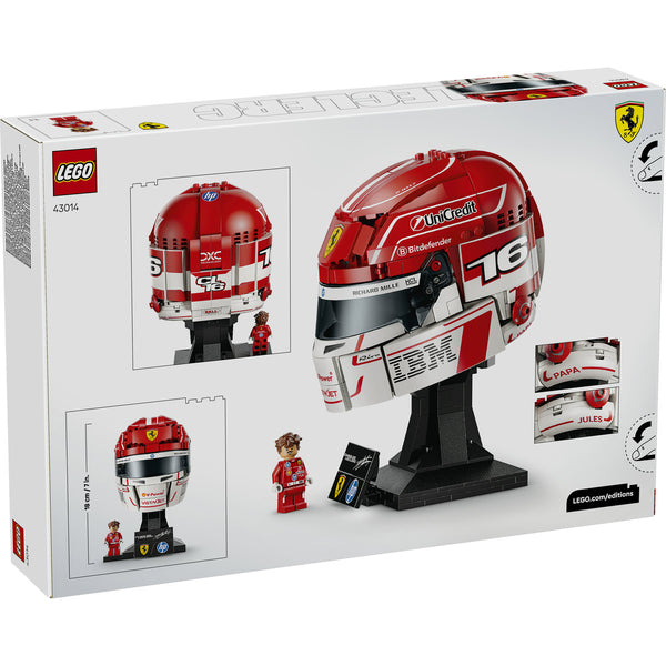 LEGO Editions 43014 — Casca lui Charles Leclerc Scuderia Ferrari HP – imagine 3