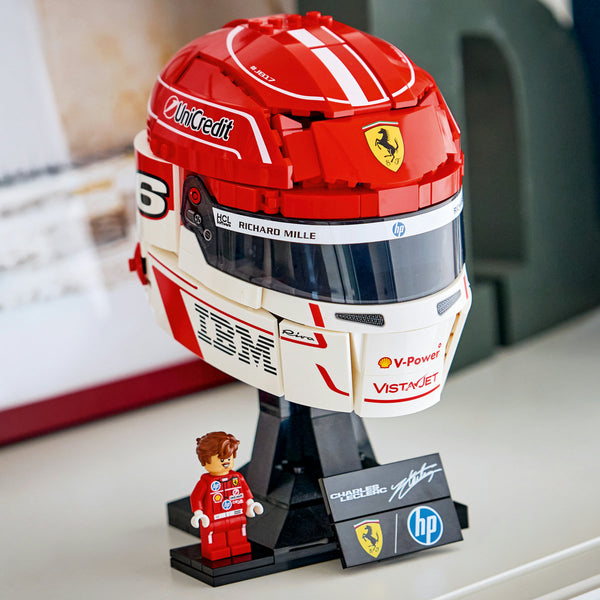 LEGO Editions 43014 — Casca lui Charles Leclerc Scuderia Ferrari HP – imagine 5