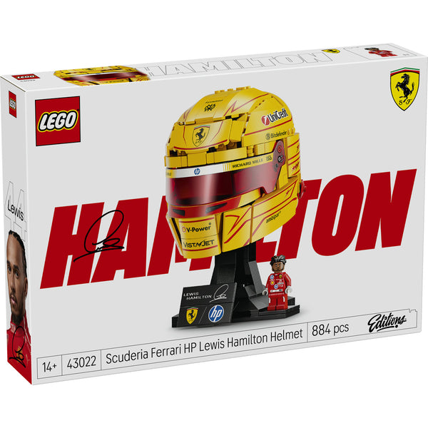 LEGO Editions 43022 — Casca lui Lewis Hamilton Scuderia Ferrari HP – imagine 2