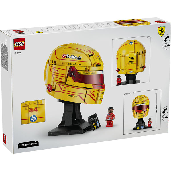 LEGO Editions 43022 — Casca lui Lewis Hamilton Scuderia Ferrari HP – imagine 3