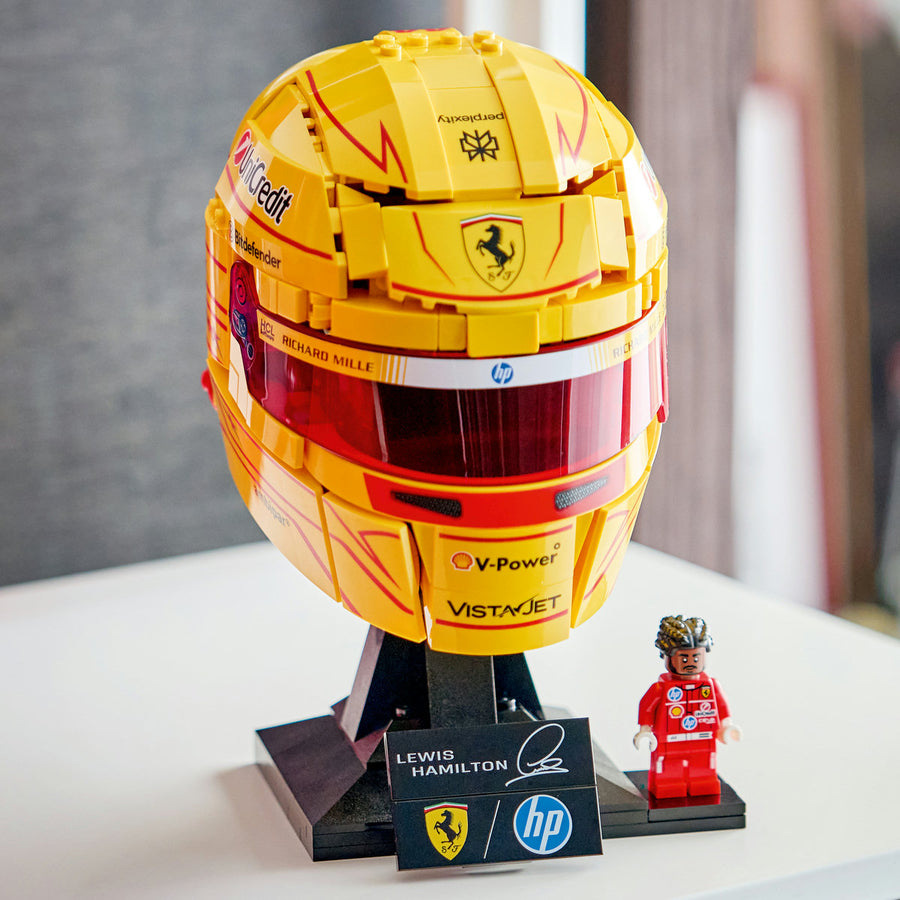 LEGO Editions 43022 — Casca lui Lewis Hamilton Scuderia Ferrari HP – imagine 6