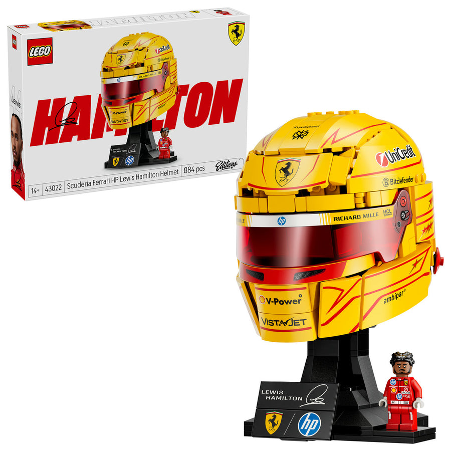 LEGO Editions 43022 — Casca lui Lewis Hamilton Scuderia Ferrari HP – imagine 1