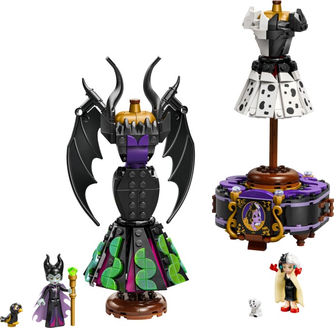 LEGO Disney 43262 — Rochiile lui Maleficent și Cruella De Vil