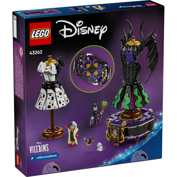 LEGO Disney 43262 — Rochiile lui Maleficent și Cruella De Vil – imagine 3