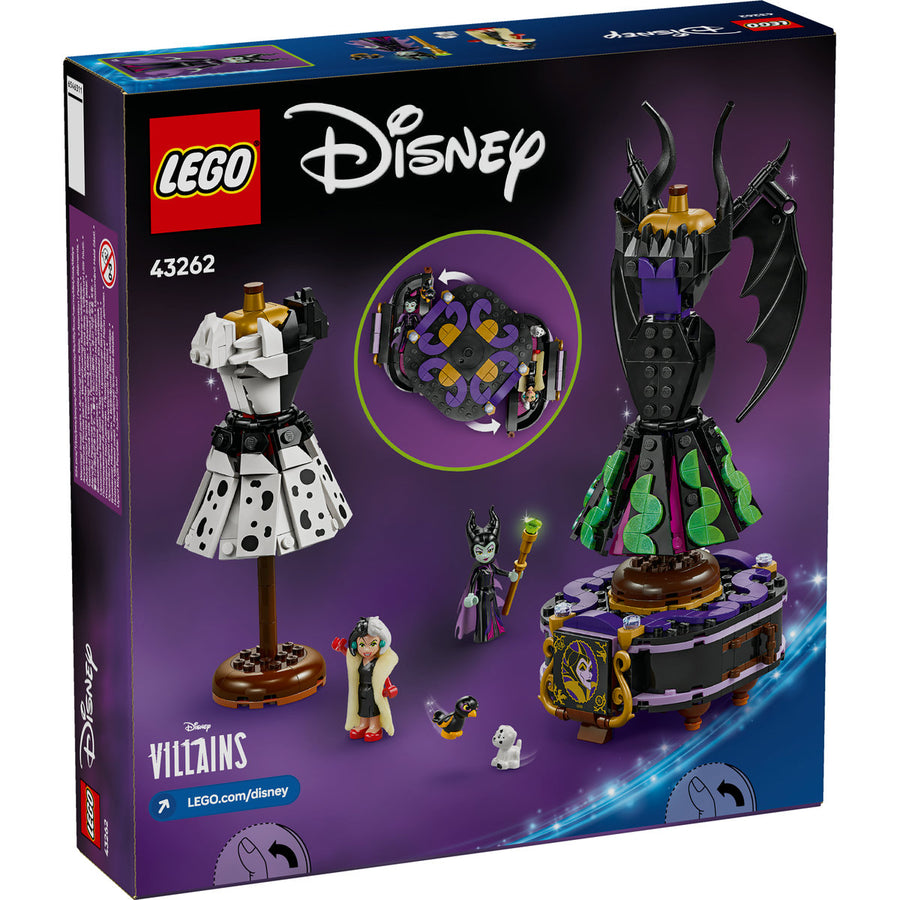 LEGO Disney 43262 — Rochiile lui Maleficent și Cruella De Vil – imagine 3