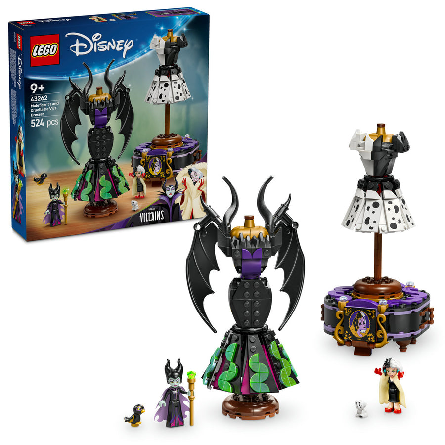 LEGO Disney 43262 — Rochiile lui Maleficent și Cruella De Vil – imagine 1