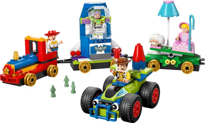 LEGO Disney 43264 — Tren aniversar și mașina RC din Toy Story