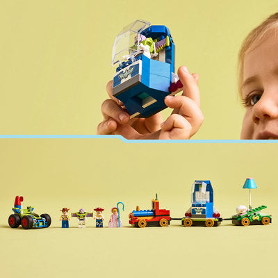 LEGO Disney 43264 — Tren aniversar și mașina RC din Toy Story – imagine 9