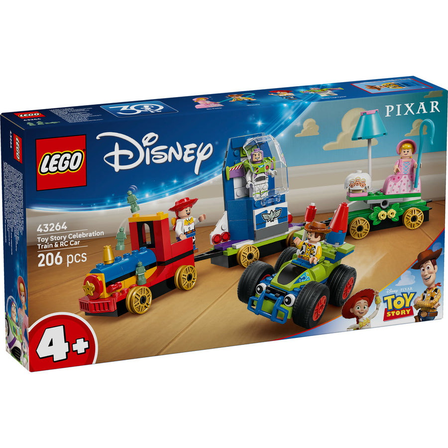 LEGO Disney 43264 — Tren aniversar și mașina RC din Toy Story – imagine 2