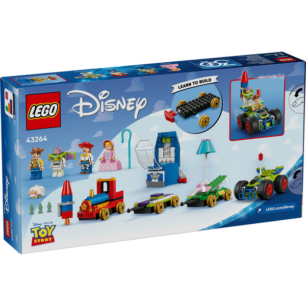 LEGO Disney 43264 — Tren aniversar și mașina RC din Toy Story – imagine 3