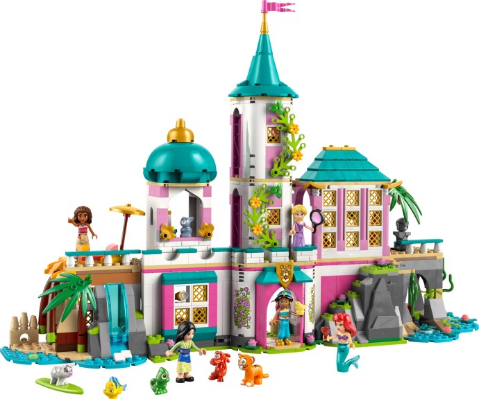 LEGO Disney 43267 — Castel de prințesă și animăluțe regale