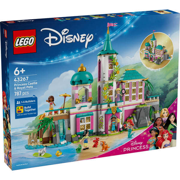 LEGO Disney 43267 — Castel de prințesă și animăluțe regale – imagine 2