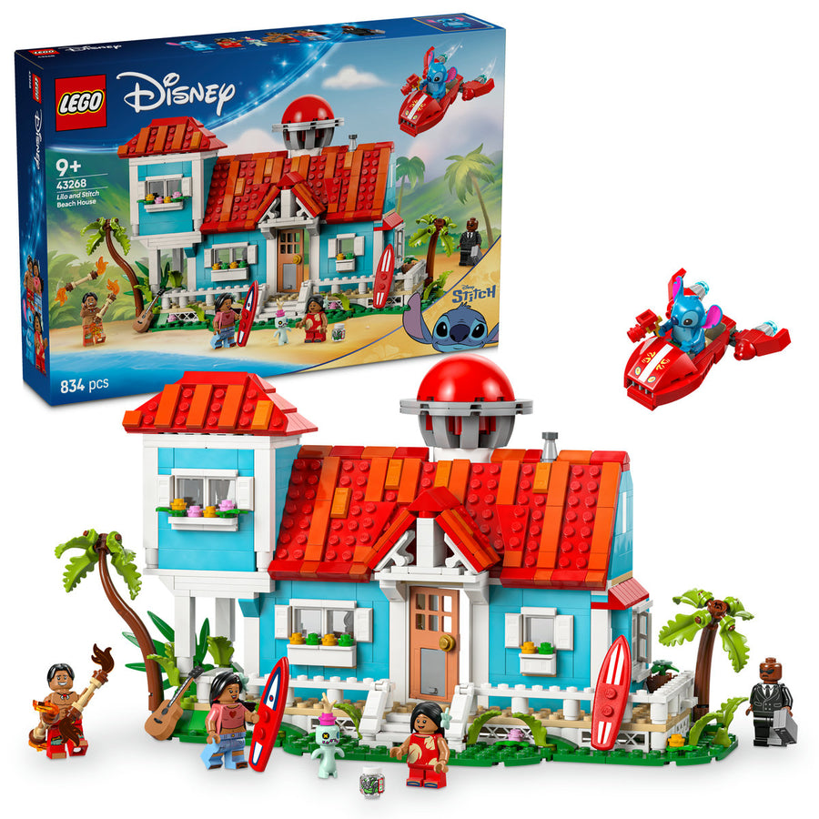 LEGO Disney 43268 — Casa de pe plaja a lui Lilo și Stitch – imagine 1