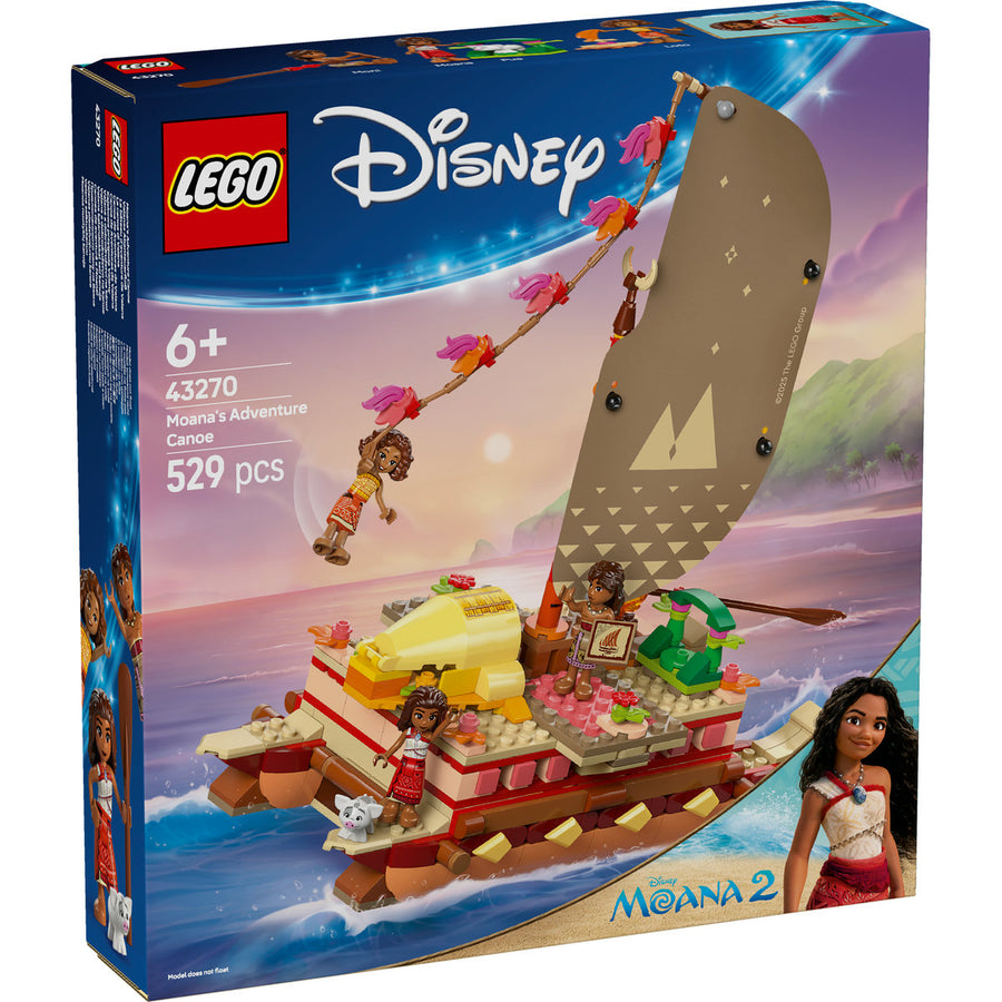 LEGO Disney 43270 — Canoea de aventura a Moanei – imagine 2